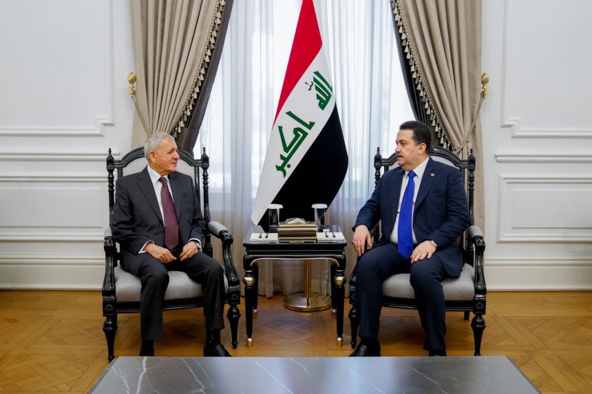 رئيسا الجمهورية والوزراء يبحثان حل المسائل المشتركة بين بغداد واربيل وفقًا للدستور