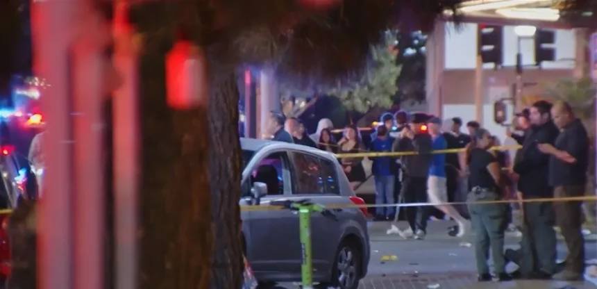 مركبة تدهس حشدا وتصيب أكثر من عشرين شخصا في لوس أنجلوس