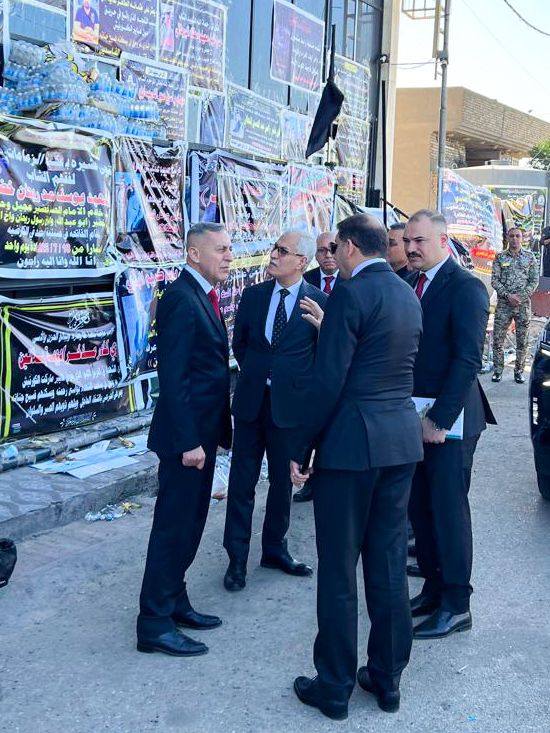 رئيسا الادعاء العام والإشراف القضائي يزوران واسط للإشراف على التحقيق بفاجعة حريق الكوت