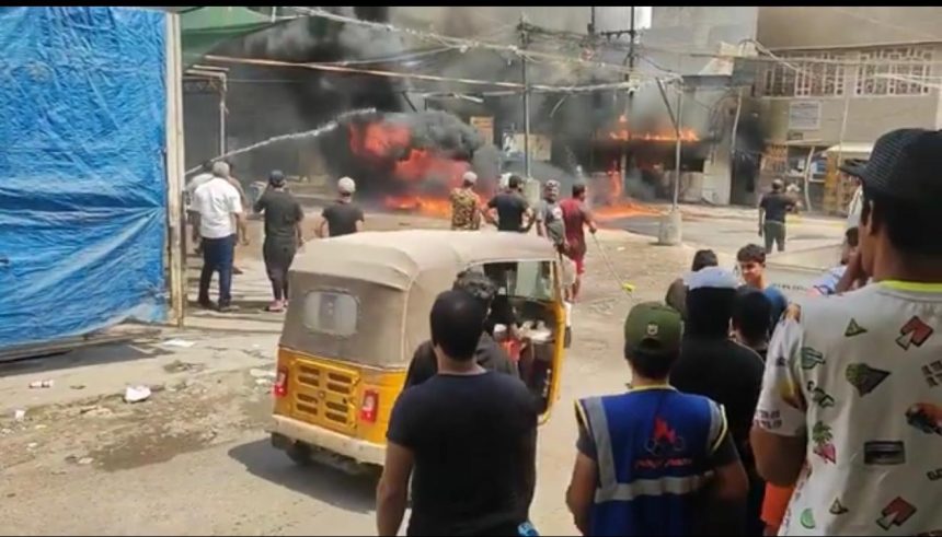 مصرع 4 أشخاص وإصابة آخرين نتيجة حريق داخل منزلهم في الأمين شرقي بغداد