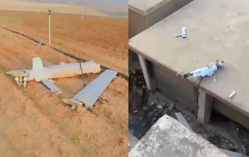 سقوط طائرة مسيرة مفخخة في أربيل