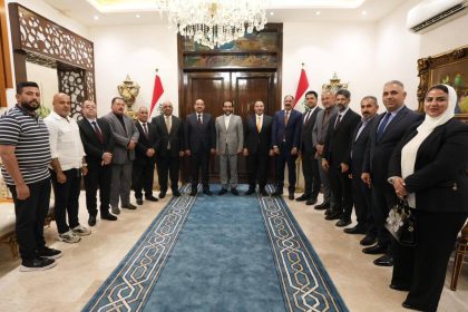 رئيس حزب تقدم الرئيس محمد الحلبوسي يستقبل محافظ بغداد الجديد عطوان العطواني