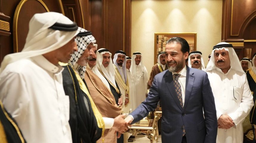 رئيس حزب "تقدم" الرئيس محمد الحلبوسي يستقبل عددا من شيوخ ووجهاء نينوى