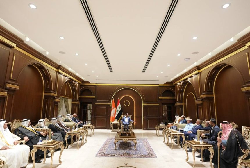 رئيس حزب "تقدم" الرئيس محمد الحلبوسي يستقبل عدداً من شيوخ ووجهاء محافظة نينوى