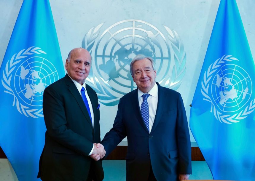وزير الخارجية والأمين العام للأمم المتحدة يبحثان الإجراءات المتعلقة بإنهاء عمل بعثة "يونامي"