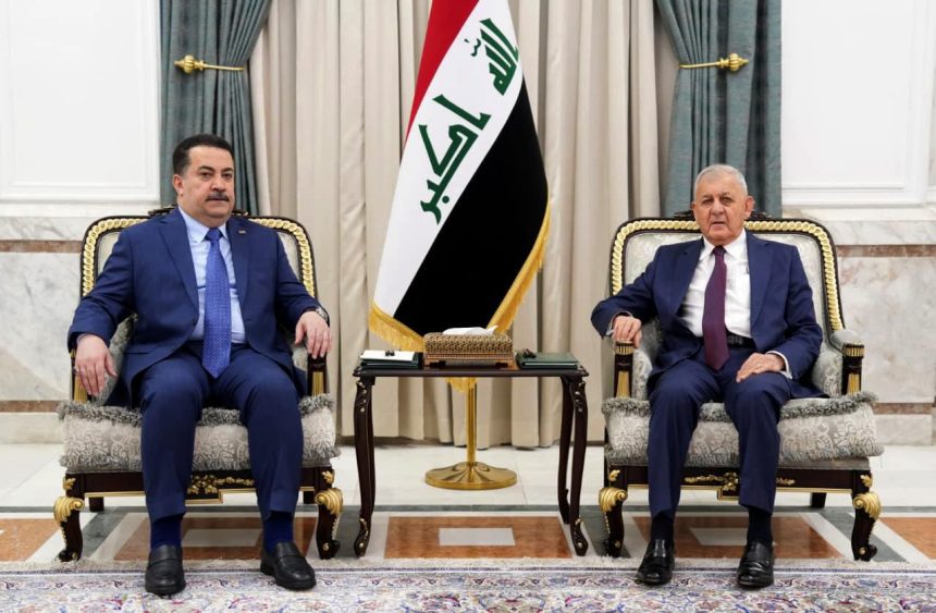 ‏رئيسا الجمهورية والوزراء يؤكدان على حل الملفات العالقة مع أربيل وفق الأطر الدستورية‬