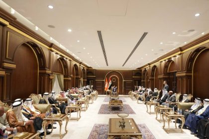 رئيس حزب "تقدم" الرئيس محمد الحلبوسي يلتقي شيوخ ووجهاء وشباب عددٍ من المناطق في بغداد