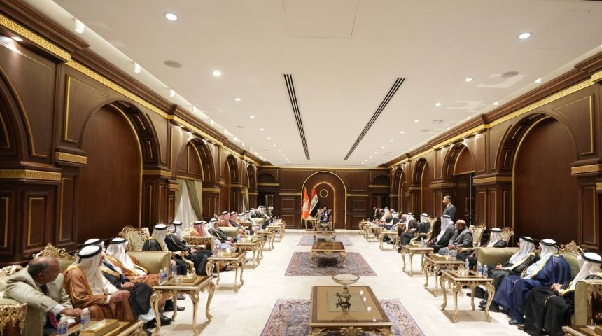 رئيس حزب "تقدم" الرئيس محمد الحلبوسي يلتقي شيوخ ووجهاء وشباب عددٍ من المناطق في بغداد