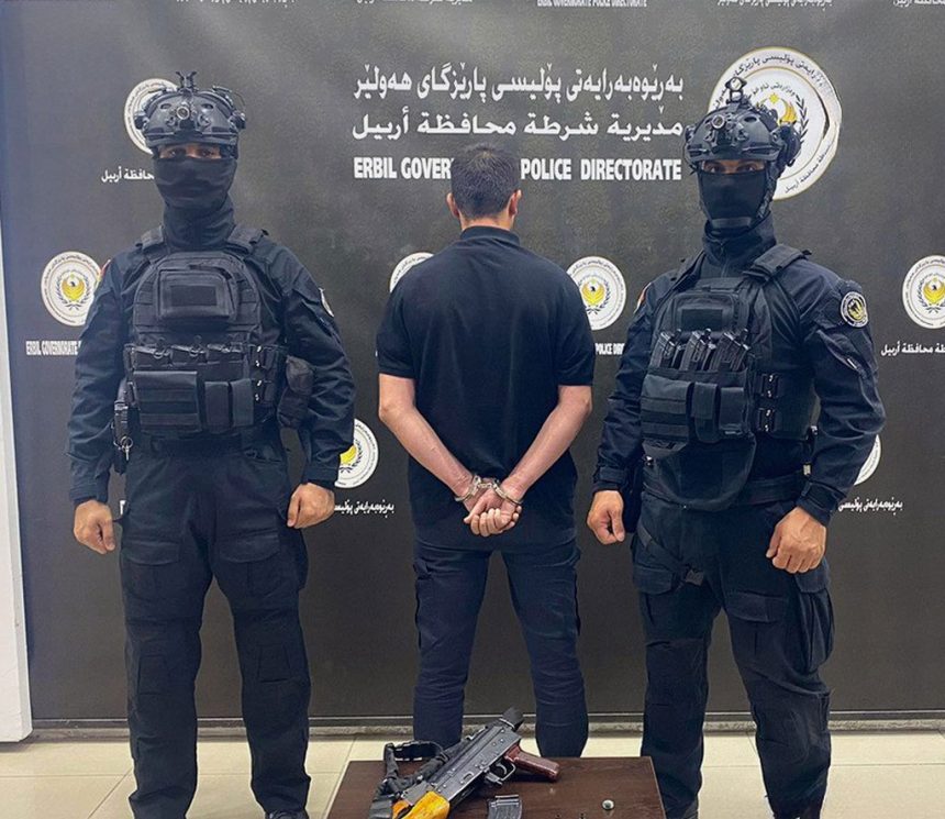 اسايش اربيل تعتقل متهمًا قتل 3 اشخاص داخل محطة وقود في المحافظة
