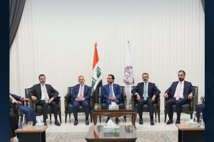 رئيس حزب "تقدم" الرئيس محمد الحلبوسي يزور ديوان محافظة كركوك ويلتقي المحافظ ورئيس مجلس المحافظة