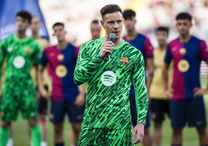 رسميًا.. برشلونة يفعل إجراءً صارمًا ضد "شتغين" بعد رفضه تسليم التقرير الطبي