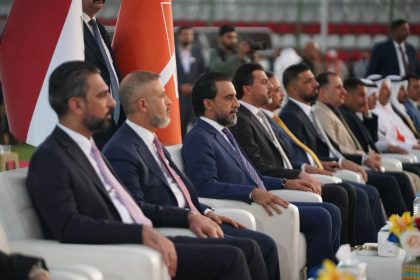 الرئيس الحلبوسي وعدد من قيادات تقدم بكركوك يحضرون تجمّعاً جماهيرياً لدعم مرشَّح الحزب خلف عبد علاوي