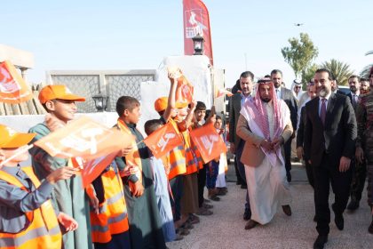 الرئيس الحلبوسي وعدد من قيادات تقدم بكركوك يحضرون تجمّعاً جماهيرياً لدعم مرشَّحة الحزب شيماء سامي العضب