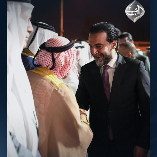 الرئيس الحلبوسي وعدد من قيادات حزب تقدم في كركوك يحضرون تجمّعاً جماهيرياً للشيخ وصفي العاصي