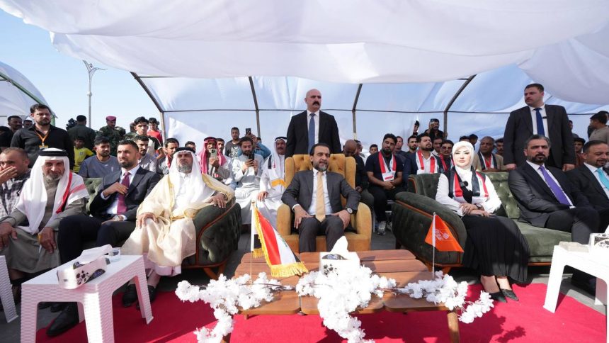 رئيس حزب "تقدم" الرئيس محمد الحلبوسي يحضر تجمّعاً لمرشَّحة الحزب مروة الدليمي في كركوك