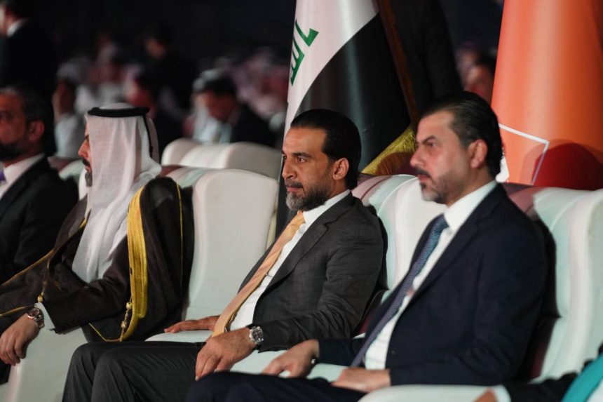 الرئيس الحلبوسي يحضر تجمّعاً لمرشح الحزب النائب مهيمن الحمداني في قضاء الدبس