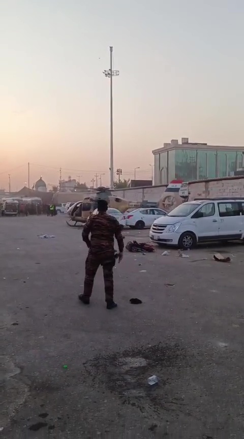 الدفاع تصدر توضيحًا بشأن هبوط مروحية عسكرية اضطراريًا في كربلاء