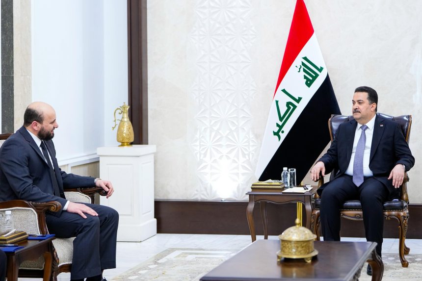 السوداني يبحث مع وزير الطاقة السوري إمكانية إحياء خط الأنابيب الناقلة لنفط كركوك– بانياس