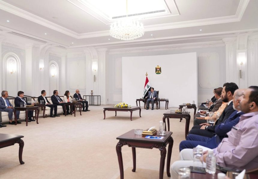 السوداني: موقع العراق الجغرافي دفعنا للاستثمار في النقل الجوي وحركة عبور الطائرات