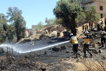 سوريا.. إعلان السيطرة على حرائق الغابات في ريف حماة الغربي