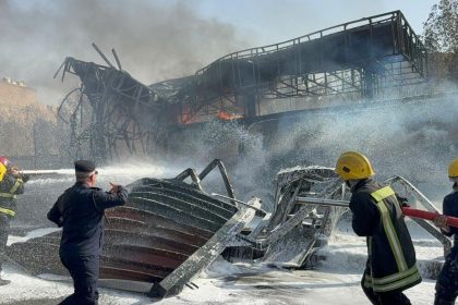 إخماد حريق اندلع داخل محطة وقود وسط محافظة كربلاء