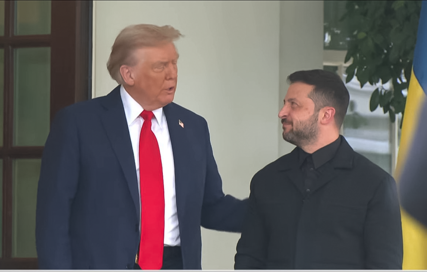 الرئيس الامريكي يستقبل نظيره الاوكراني في البيت الابيض