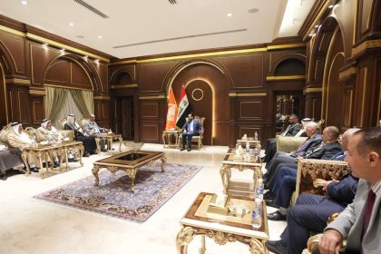 رئيس حزب "تقدم" الرئيس محمد الحلبوسي يستقبل عدداً من  شيوخ ووجهاء وأعيان نينوى