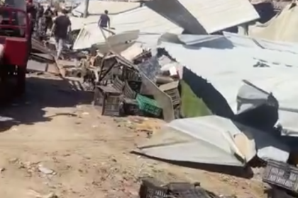 بالفيديو.. إزالة التجاوزات في سوق مريدي بمدينة الصدر شرقي بغداد