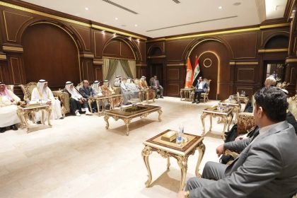 رئيس حزب "تقدم" الرئيس محمد الحلبوسي يستقبل شيوخ ووجهاء عشائر الكبيسات في بغداد والأنبار