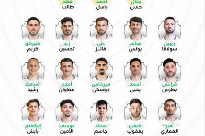 قائمة المنتخب الوطني العراقي لبطولة كأس ملك تايلند