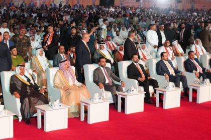 الرئيس الحلبوسي يحضر تجمّعاً جماهيرياً في الضلوعية لمرشَّح الحزب عمر الخزرجي