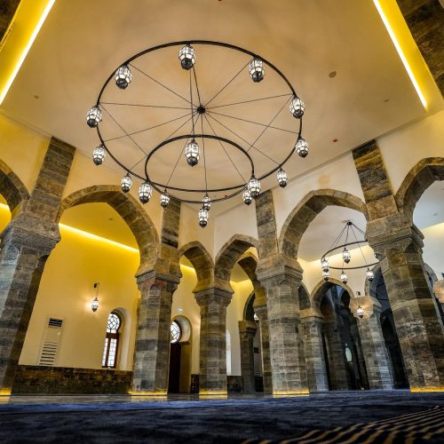 بالصور.. جامع النوري بعد إعادة إعماره وافتتاحه