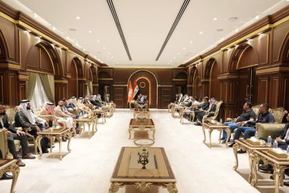 بلقاءات منفصلة.. رئيس حزب تقدم الرئيس محمد الحلبوسي يستقبل عدداً من شيوخ ووجهاء وشباب محافظة صلاح الدين