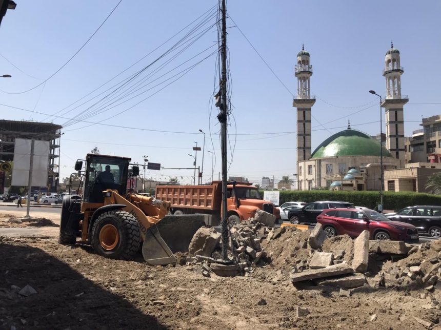 أمانة بغداد تعلن اتخاذ الإجراءات بحق المعتدين على موظفي وآليات بلدية المنصور