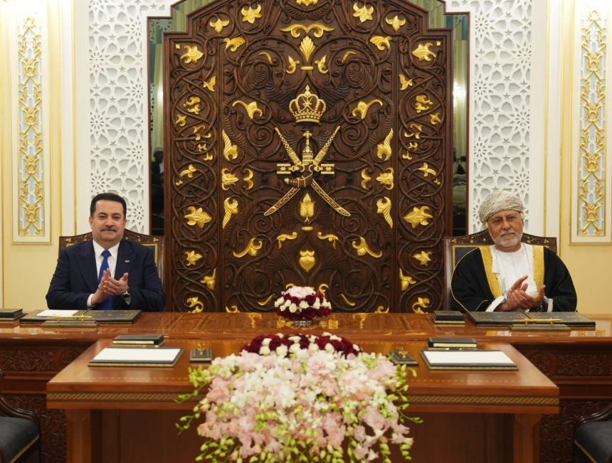 السوداني يؤكد رغبة العراق بتطوير علاقات التعاون مع سلطنة عُمان