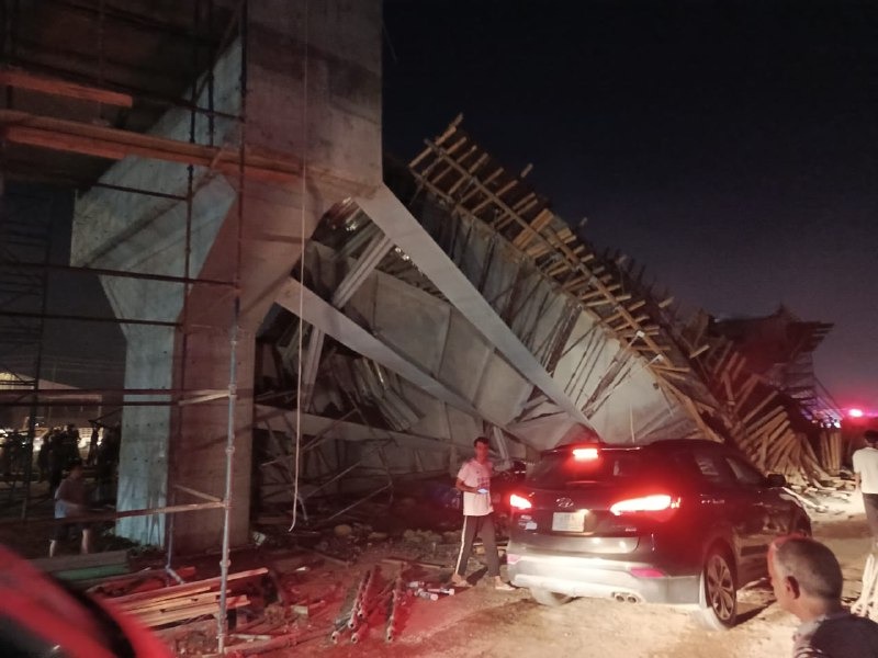 محافظ كربلاء: سقوط فضاء مجسر الحسينية على سيارتين وتم إنقاذ إحداهما