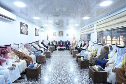 رئيس حزب تقدم الرئيس محمد الحلبوسي يلتقي عدداً من شيوخ ووجهاء قبيلة زوبع