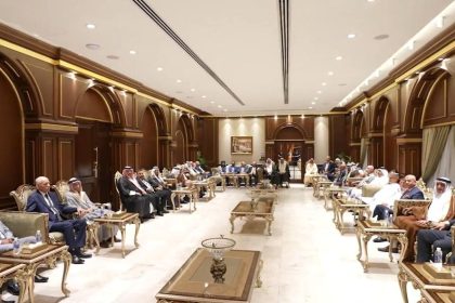 شيوخ ووجهاء عشيرة الراويين في الأنبار يؤكدون للرئيس الحلبوسي دعمهم لمرشحي حزب تقدم بالانتخابات المقبلة