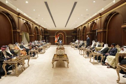 رئيس حزب تقدم الرئيس محمد الحلبوسي يستقبل عددا من شيوخ ووجهاء الرضوانية