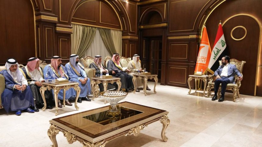 رئيس حزب "تقدم" الرئيس محمد الحلبوسي يستقبل عدداً من شيوخ ووجهاء شمال محافظة بابل