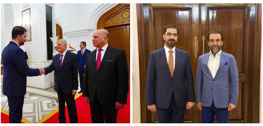 السفير براء النمر بعد ادائه اليمين: ثقة الرئيس الحلبوسي التي شرفني بها وسام أعتز به واسعى أن اكون عند مستوى المسؤولية