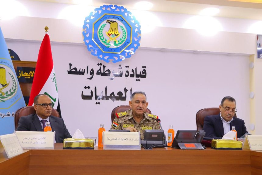 نائب قائد العمليات المشتركة:منع ظهور أي منتسب أمني في وسائل الإعلام مع المرشحين للانتخابات