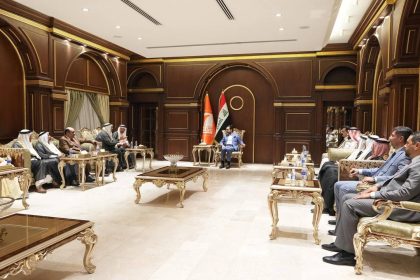 شيوخ ووجهاء قرية الدولاب في الأنبار يؤكدون للرئيس الحلبوسي دعمهم لقيادة ومرشَّحي حزب تقدم