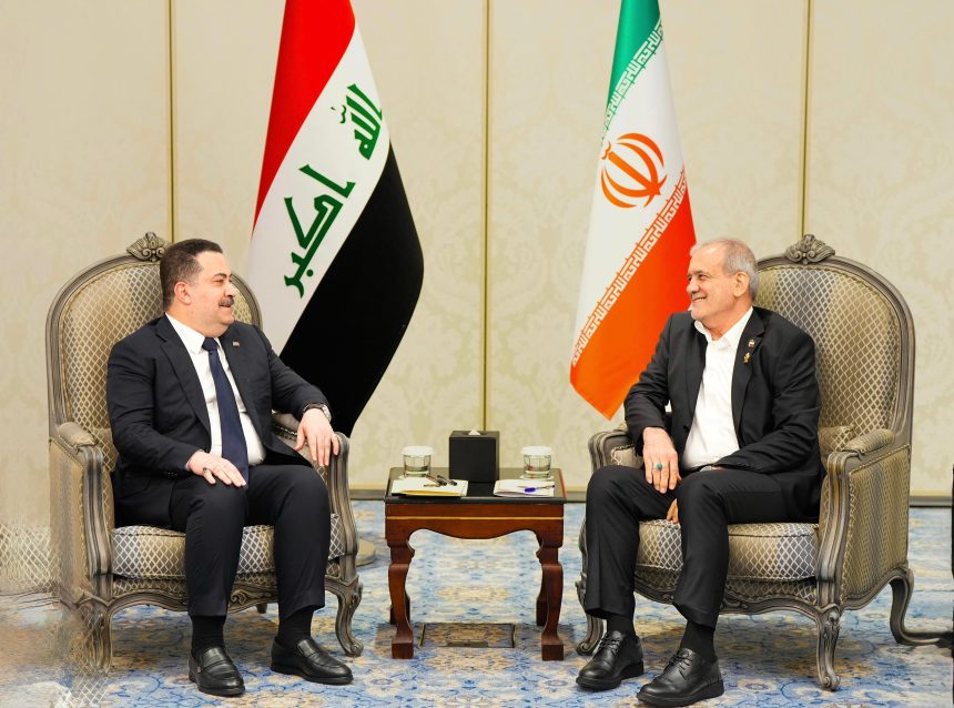 السوداني بزشكيان يؤكدان أهمية العمل المشترك لخفض التصعيد وعدم توسع دائرة الصراع