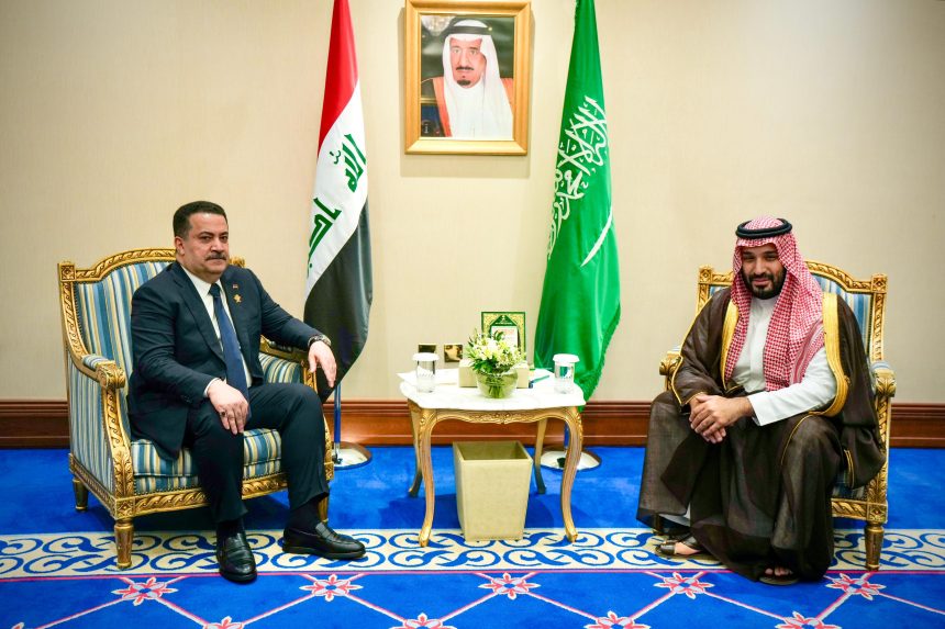 السوداني وولي العهد السعودي يؤكدان دعم استقرار دول المنطقة والحفاظ على وحدة أراضيها وسيادتها