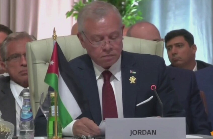 العاهل الأردني: يجب أن يكون ردنا على الاعتداء على قطر واضحا وحاسما