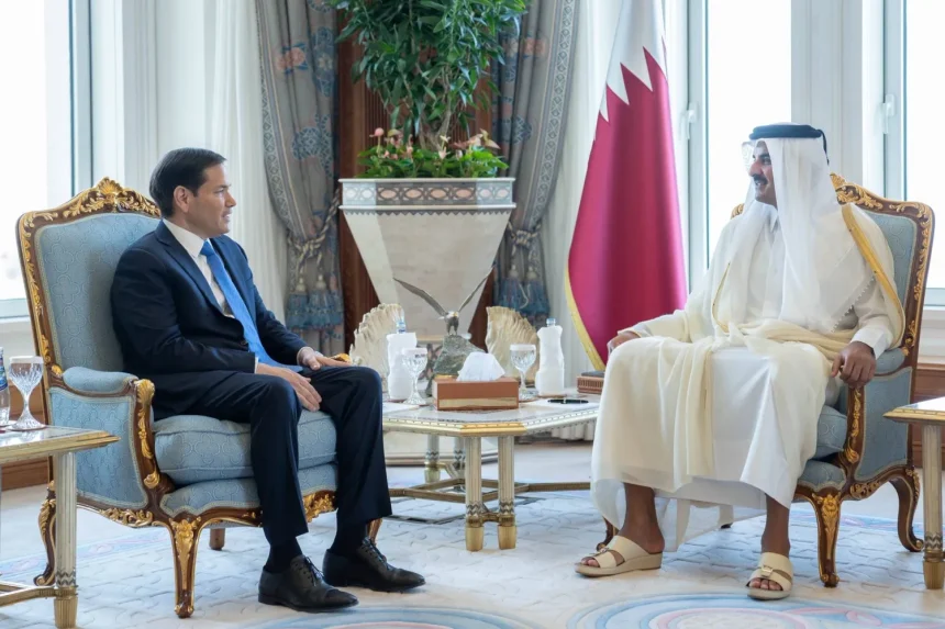 وزير الخارجية الأميركي لأمير قطر: ندعم أمن الدوحة وسيادتها