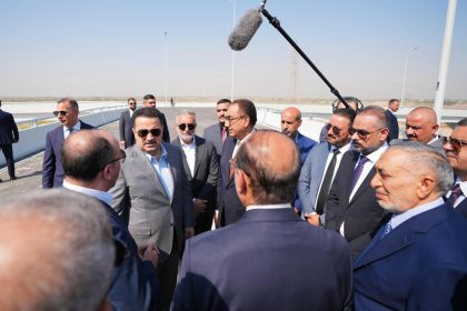 السوداني يفتتح مشروع مدخل بغداد – موصل