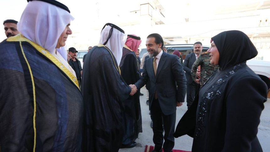 الرئيس الحلبوسي يحضر تجمعًا للشيوخ والداعمين وتنظيمات وركائز مرشَّحة "تقدم" أسماء كمبش في ديالى