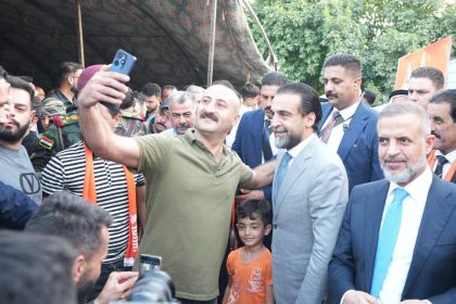 الرئيس الحلبوسي يحضر تجمّعاً في الطارمية لدعم مرشَّح "تقدم" محمد جاسم المشهداني